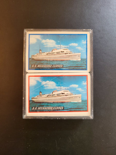 S.S. Milwaukee Clipper Bridge Set Playing Cards