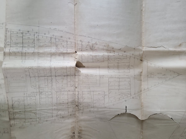 Cunard R.M.S. Alaunia Ship Lower Deck Plans