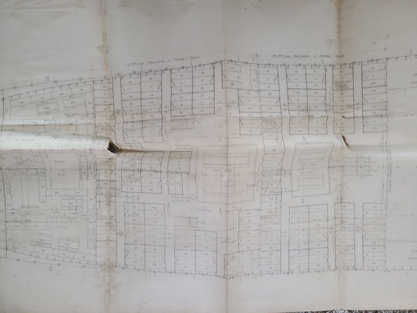 Cunard R.M.S. Alaunia Ship Lower Deck Plans