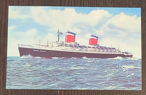 S.S. United States Post Card