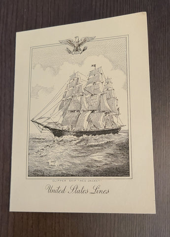 S.S. United States Pre-Maiden Voyage Dinner Menu (June 24th, 1952)